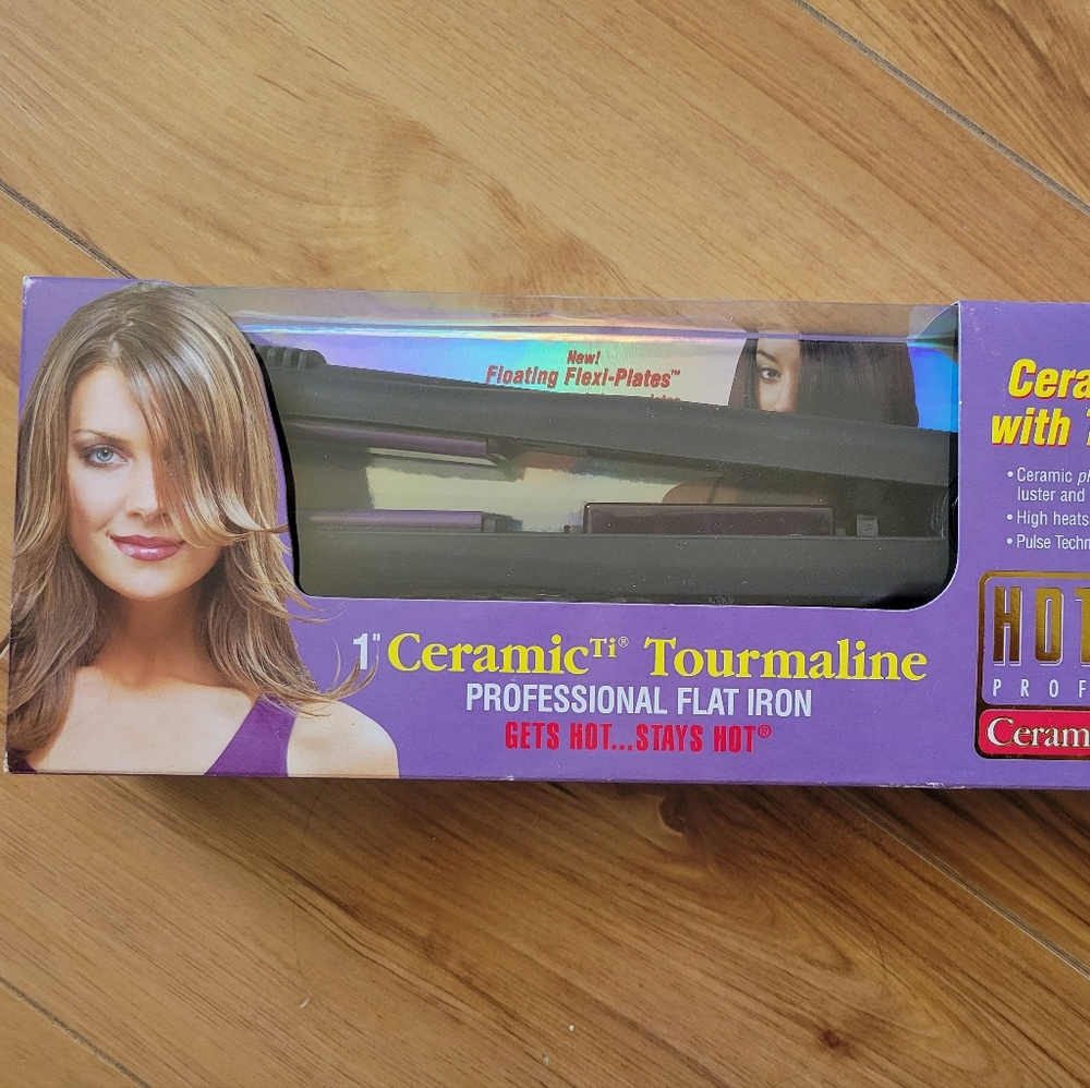 Hot Tool Professional 1" Ceramic Tourmaline Flat Iron